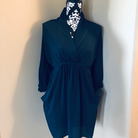 Nordstrom Collective Concepts Dress Navy Size XS